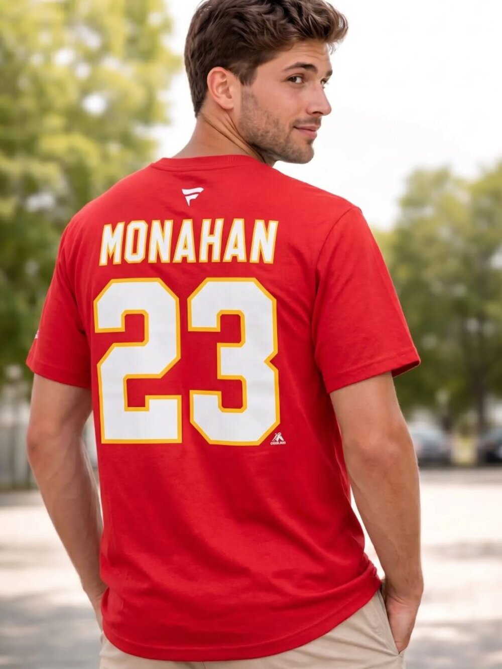 CALGARY FLAMES "MONAHAN" TSHIRT (LARGE)